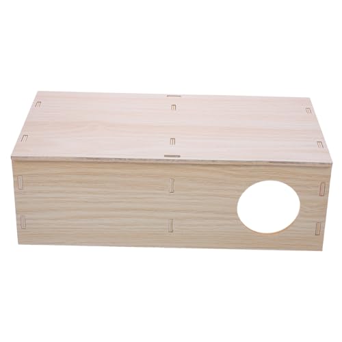 HOMOBABE Hamsterversteck aus Holz Mehrkammer Haus für Hamster und Meerschweinchen aus Natürlichem und Sicherem Material Entspannen für Kleine Haustiere Geeignet HOMOBABE Hamsterversteck aus Holz Mehrkammer Haus für Hamster und Meerschweinchen aus Natürlichem und Sicherem Material Entspannen für Kleine Haustiere Geeignet von HOMOBABE