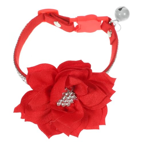 HOMOBABE Hundehalskette aus Strass Hundehalskragen Hundekragen Halskette für Hunde Glocke welpenhalsband Hundehalsband mit Strasssteinen verstellbares Halsband für Hund Haustier Samt HOMOBABE Hundehalskette aus Strass Hundehalskragen Hundekragen Halskette für Hunde Glocke welpenhalsband Hundehalsband mit Strasssteinen verstellbares Halsband für Hund Haustier Samt von HOMOBABE