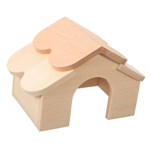 HOMOBABE Holzversteck Für Kleintiere Robuste Chinchilla-hütte Hamsterhaus Und Rattenversteck Zum Spielen Und Ausruhen Für Ihre Kleinen Haustiere HOMOBABE Holzversteck Für Kleintiere Robuste Chinchilla-hütte Hamsterhaus Und Rattenversteck Zum Spielen Und Ausruhen Für Ihre Kleinen Haustiere von HOMOBABE