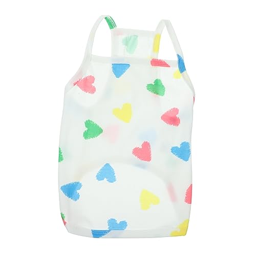 HOMOBABE atmungsaktives Haustierhemd sommeroutfit sommerkleif hundekleider Haustierweste Tasche für hundeleckereien Kühlweste Katze Weste sommerliche hundeweste Baumwolle Polyester von HOMOBABE