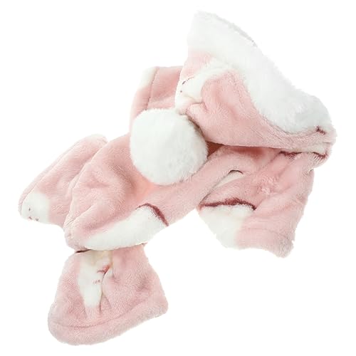 HOMOBABE hundemantel mit Beinen Dog Raincoat Haustierkleidung Dog Sweater Dog Clothes Hundewindel Bequeme Hundekleidung Winter-Haustier- atmungsaktive hundekleidung Baumwolle Rosa von HOMOBABE