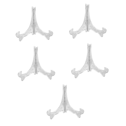 HOMSFOU 5st Medaillenhalter Tablet-Halterung Verkaufsständer Aus Metall Staffelei-plattendisplay Aus Metall Staffeleihalter Aus Metall Halter Für Fotoalben Monitor Planke Zinklegierung von HOMSFOU