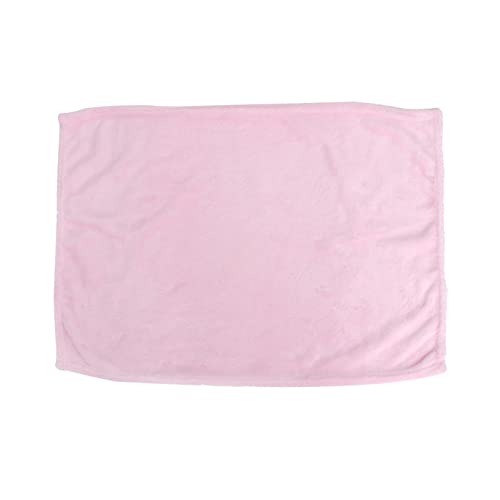 HOMSFOU Bett Decke Matte Waschbar Faux unter Kuscheligem Schutz * Rote Hundehütte Waschbar Mittelflanell Bequem Fuzzy Dusche Reise Rosa Wickelautodecke Zottelig X Stuhl von HOMSFOU