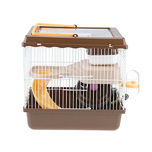 HOMSFOU Haustierkäfig Kleintiertransporter Hamsterbetten Hamsterträger kleintierkäfig Villenkäfig für kleine Haustiere Haustierhaus Chinchilla Hamsterkäfig Kleine Tiere Reisen von HOMSFOU