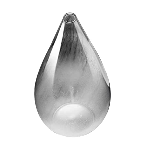 HOMSFOU Terrarien Glasblume Vase Dekorative Teardrop- F?rmige Pflanzervase Transparente Pflanzenbeh?lter Terrariumvase für Hydroponische Home Wohnheimegarten Glasbehälter Für Terrarien von HOMSFOU