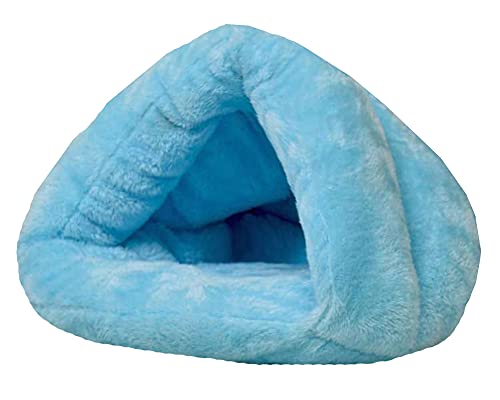 HONGBI Indoor dreieck haustierbett Winter komfortable plüsch Haustier Nest höhlenform winddichtes katzenbett hundebett tragbare warme schlafmatte von HONGBI