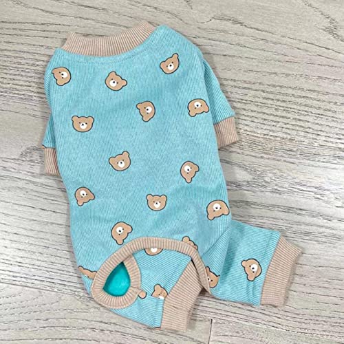 Hundebekleidung Winter Haustier Overall Kleidung Für Hunde Chihuahua Französische Bulldogge Kleidung Für Hunde Mantel Jacke Haustiere Outfits Overalls-Blau,L von HONGCANG