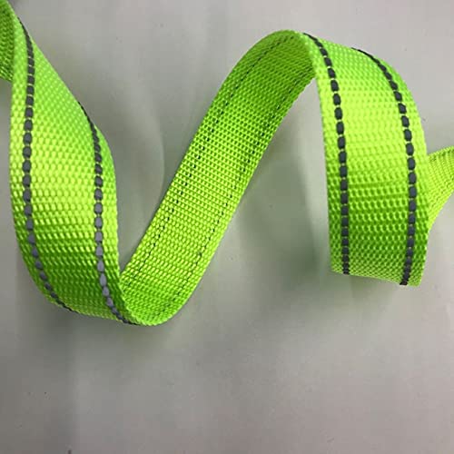 HONGE 5 Meter 20 mm Polyester reflektierendes Gurtband Rucksack Gurt Tasche Nähzubehör Haustier Halsband Handarbeit Handwerk von HONGE