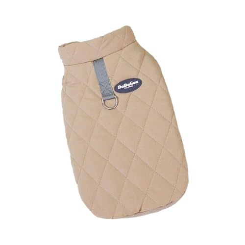 HONGYEMY Hundekleidung S-4xl Winter Haustierhund Kleidung Warme Hunde Baumwollmantel Dackel Kleidung Corgi French-Bulldog Jacke Klein Groß-Khaki-XL von HONGYEMY