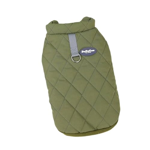 HONGYEMY Hundekleidung S-4xl Winter Haustierhund Kleidung Warme Hunde Baumwollmantel Dackel Kleidung Corgi French-Bulldog Jacke Klein Groß-grün-2xl von HONGYEMY