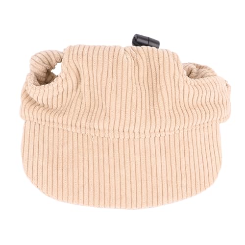 HOOLEEY Summer Pet Sun Hat Adjustable Corduroy Casual Pet Hat Lightweight Stylish Pet Hat for Dogs Cats (S) von HOOLEEY