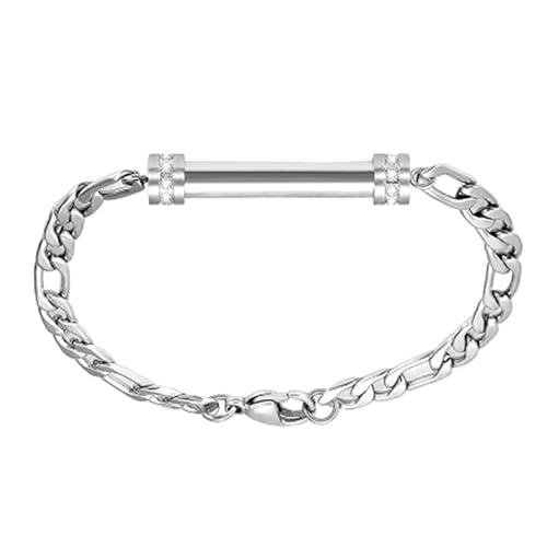 HOOLRZI Einzigartiger Diamanten Besetzter Aschebehälter Anhänger Kremationsschmuck Haustierarmband von HOOLRZI