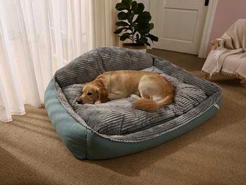 HOOPET Hundebett S - XL | flauschig | waschbar | Hundekissen | Tierbett (M) von HOOPET