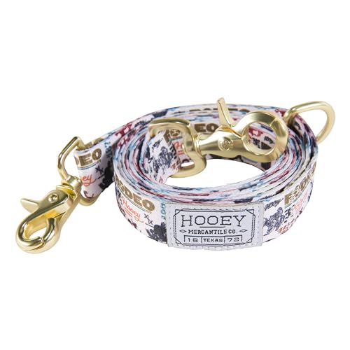 HOOEY Nomad Hundeleine, strapazierfähiges Polyester-Gurtband mit grafisch inspirierten Drucken, Hooey Rodeo, 1,8 m von HOOey