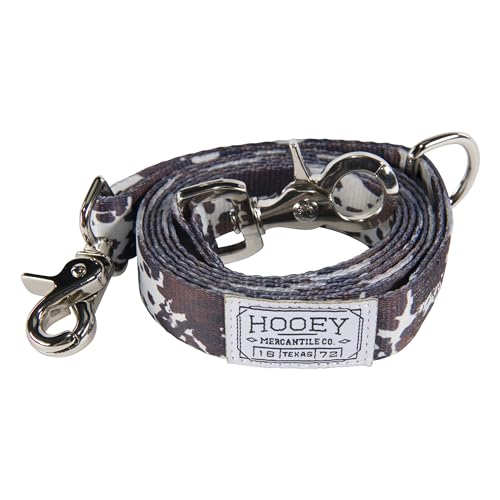 HOOEY Nomad Hundeleine, strapazierfähiges Polyester-Gurtband mit grafisch inspirierten Drucken, Motiv Just Cow, 1,8 m von HOOey