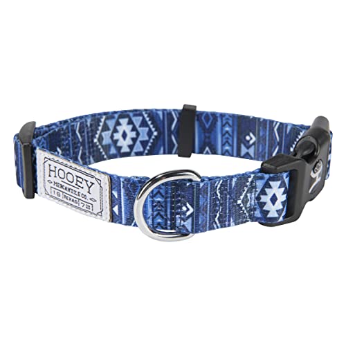Hooey Nomad Hundehalsband, strapazierfähiges Polyester-Gurtband-Halsband mit Western-inspirierten Drucken, Ombré-Aztekenmuster, Größe L von HOOey