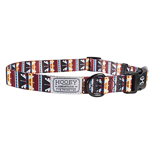 Hooey Nomad Hundehalsband, strapazierfähiges Polyester-Gurtband, Halsband mit westlich inspirierten Drucken, Totem, Größe M von HOOey