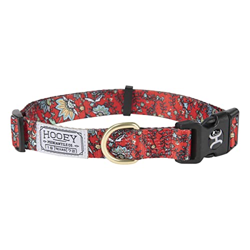 Hooey Nomad Hundehalsband, strapazierfähiges Polyester-Gurtband-Halsband mit westlich inspirierten Drucken, Western Floral, Größe L von HOOey