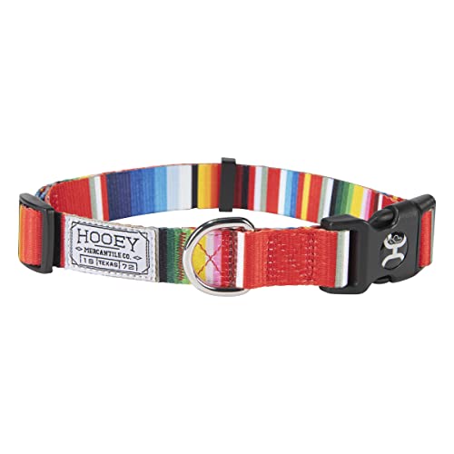 Hooey Nomad Hundehalsband, strapazierfähiges Polyester-Gurtband, Halsband mit grafisch inspiriertem Druck, Serape Tijuana, Größe S von HOOey