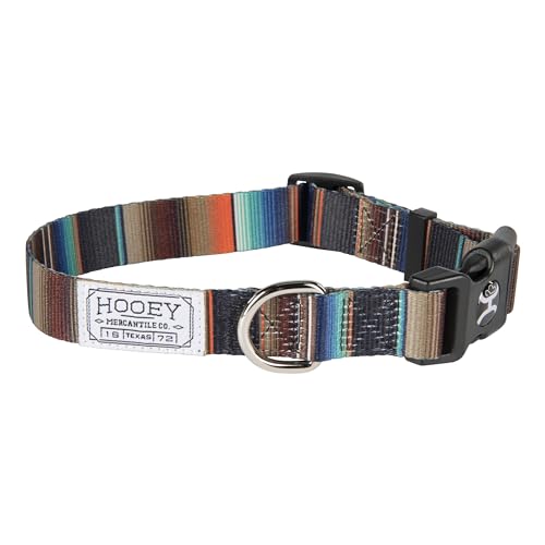 Hooey Nomad Hundehalsband, strapazierfähiges Polyester-Gurtband, Halsband mit grafisch inspirierten Drucken, Navajo-Druck, Größe L von HOOey