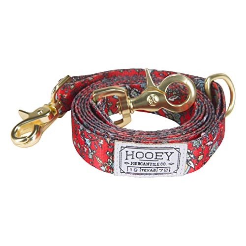 Hooey Nomad Hundeleine, strapazierfähiges Polyester-Gurtband mit grafisch inspirierten Drucken, Westernblumen, 1,8 m von HOOey