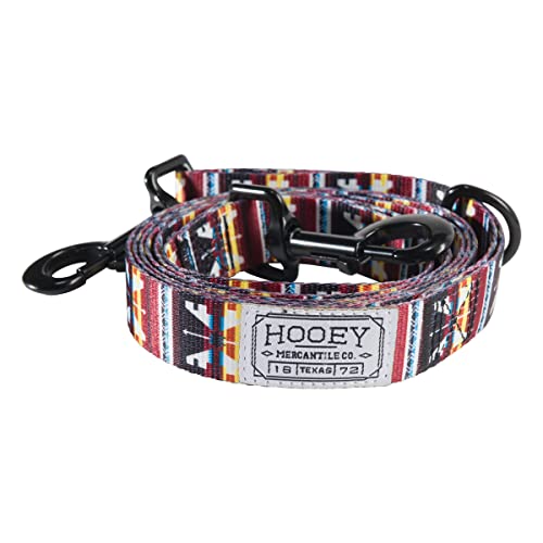 Hooey Nomad Hundeleine, strapazierfähiges Polyester-Gurtband mit westlichen inspirierten Drucken, Totem, 1,8 m von HOOey