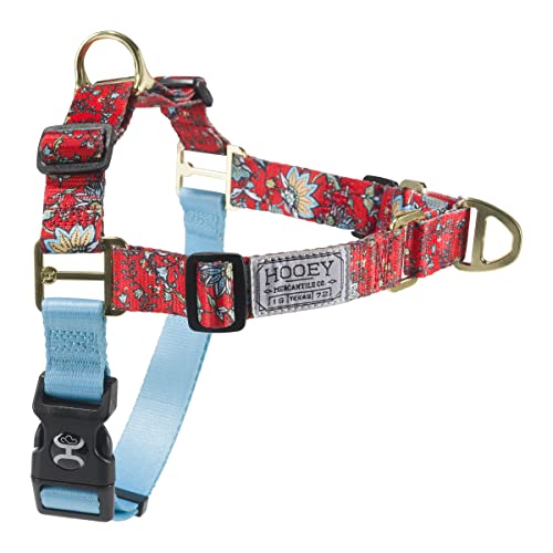 Hooey Nomad Walking Hundegeschirr, No-Pull Verstellbares Geschirr für Hunde, Western Floral, Klein von HOOey