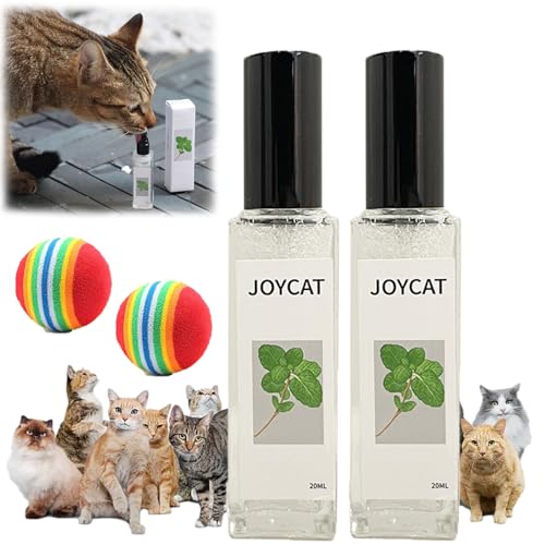 HOPASRISEE Herbal Cat Joy Spray, Herbal Cat Joy, Catnip Spray for Cats, Pets Catnip Spray, Kitty Joy Herbal Cat Joy, Kitty Joy Herbal Spray, Cat Training Spray with Catnip (2PC) von HOPASRISEE