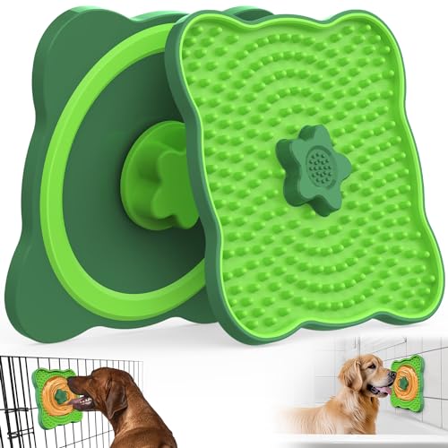 HOPET 2024 Neue Leckmatte für Hundekäfig, interaktiv, groß, 18 cm, Leckmatten für Langeweile und Angstreduzierung, weiches und sicheres Erdnussbutter-Leckpad für Training von HOPET