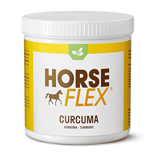HORSE FLEX Kurkuma Pulver für Pferde zur Unterstützung der Haut, des Bewegungsapparats und der Verdauung - 800 Gramm von HORSE FLEX