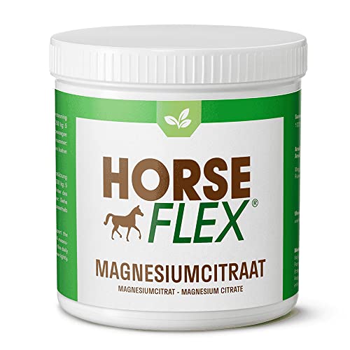 HORSE FLEX Magnesium Citrat Pulver für Pferde zur Unterstützung der Muskeln und des Nervensystems - 500 Gramm von HORSE FLEX