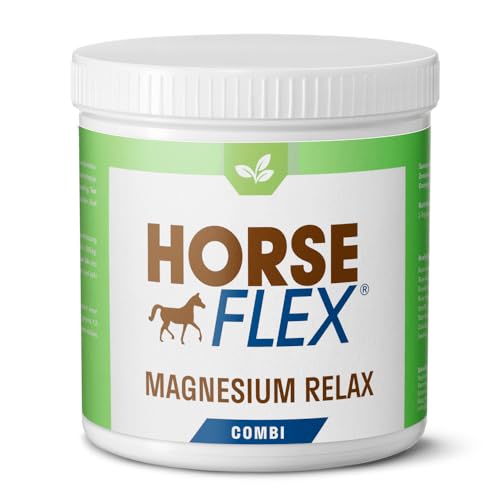 HORSE FLEX Magnesium Relax Kombi Pulver für Pferde zur Unterstützung des inneren Friedens - 500 Gramm von HORSE FLEX