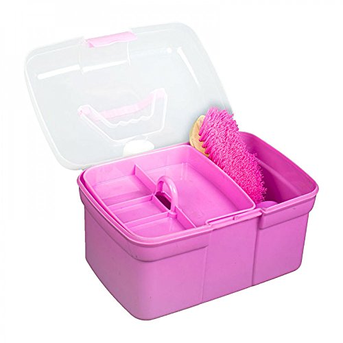 Horze Kinder Putzbox, Rosa, von HORZE