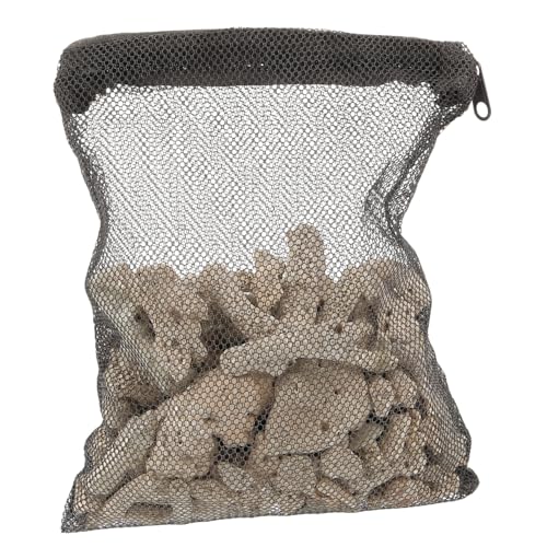 HOUDERCO 1 Satz Korallenknochensand Filterstein Für Aquarien Vakuum Tote Korallen Vor Filtermedien Für Aquarien Wassertank Durchsichtiger Blumentopfhalter Für Aquarien System Luft von HOUDERCO