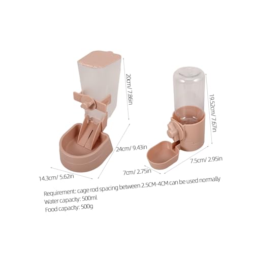 HOUDERCO 1 Satz Wasserspender für Haustiere Haustierwasserspender Katzenwasserspenderbrunnen Welpe katzentränke Haustier Trinkbrunnen Futternapf für Katzen Futterspender für Hunde Abs Rosa HOUDERCO 1 Satz Wasserspender für Haustiere Haustierwasserspender Katzenwasserspenderbrunnen Welpe katzentränke Haustier Trinkbrunnen Futternapf für Katzen Futterspender für Hunde Abs Rosa von HOUDERCO