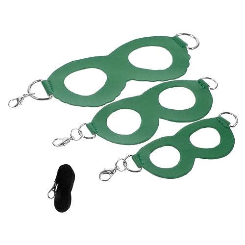 HOUDERCO 1 Set Leine Verstellbar Für Kleine Tiere Geschirr Bartagame Geschirr Professionelle Bartagame Leine Heimtierbedarf Krabbel Haustier Leine Gecko Geschirr Grün von HOUDERCO