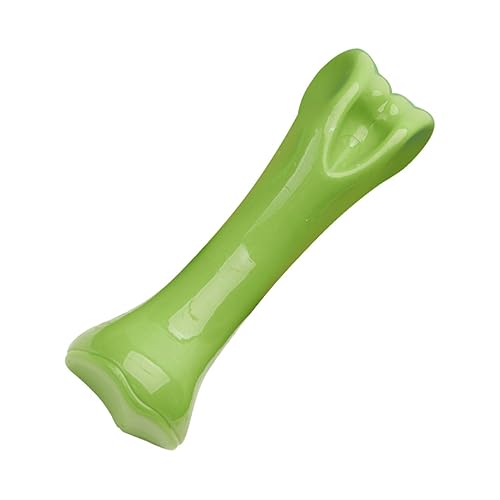 HOUDERCO 1 Stück Kauspielzeug für Hunde Plüsch Hundekauen Beschäftigungsspielzeug für große Hunde Interactive Dog Toys knete Nagen Molarenstab aus Nylon Light Green von HOUDERCO