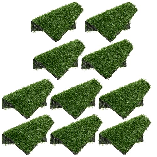 HOUDERCO 10pcs Sanfte Plastik Gefälschtes Grasteppich Huhn Nistkasten Teppich Simuliertes Graskissen Für Bauernhause -Garten von HOUDERCO