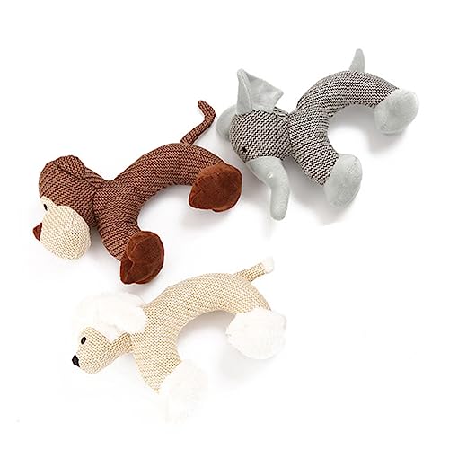 HOUDERCO 1Stk Haustierspielzeug mit Quietschern Animal Toys Tier Hundespielzeug Aggressive Kauer Kauspielzeug für Welpen kauen bissfestes Haustier Hunde Welpenspielzeug von HOUDERCO