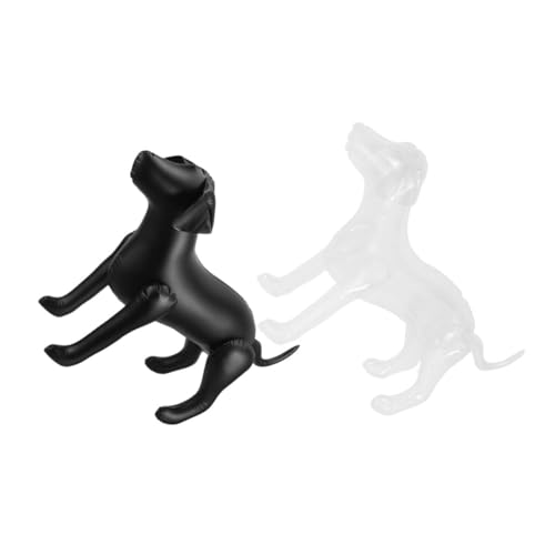 HOUDERCO 2st Haustierbekleidungsmodell Schaufensterpuppe Für Hundekleidung Löwenmähne Für Hund Hunde-Hoodie Stiefeletten Tageshund Hunde Schaufensterpuppe Kleine Hunde Mittelgroße Hunde PVC von HOUDERCO