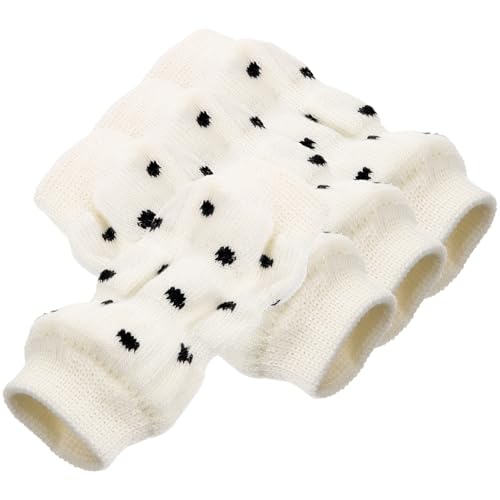 HOUDERCO 4 Stück Warme Sprunggelenk-abdeckungen Für Hunde, Warme Sprunggelenk-abdeckungen Für Haustiere, Beinwärmer, Haustier-socken, Ellenbogenschutz Für Hunde (l) von HOUDERCO