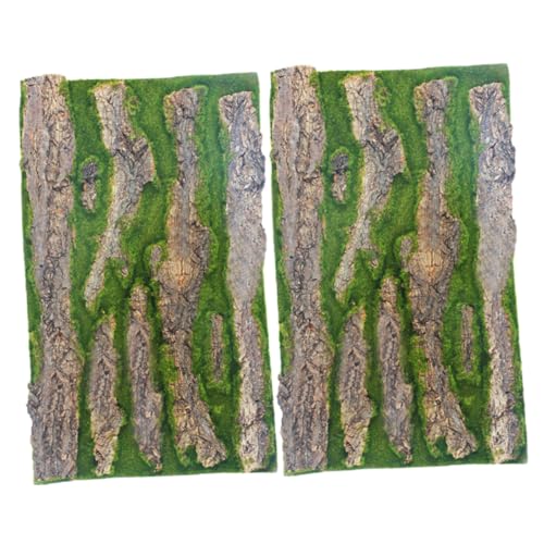 HOUDERCO Aquarium Hintergrund Board Simulieren Rinde Board Decor Reptil Box Board 3D Effekt Reptil Tank Hintergrund Lebensraum Stereo von HOUDERCO