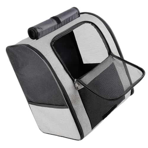 HOUDERCO Atmungsaktiver Katzen Rucksack Praktische Tragetasche für Haustiere mit Großer Kapazität für Reisen und Ausflüge aus Hochwertigem Umweltfreundlichem Material HOUDERCO Atmungsaktiver Katzen Rucksack Praktische Tragetasche für Haustiere mit Großer Kapazität für Reisen und Ausflüge aus Hochwertigem Umweltfreundlichem Material von HOUDERCO