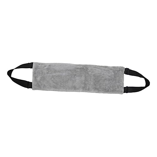 HOUDERCO Erholung von Haustieren hundezuggeschirr hundegeschir Hundehebegeschirr Haltegeschirr für Hunde Zwinger Sitz Abs Tragetuch für Haustiere Outdoor-Hundeschlinge Korallenvlies Grey von HOUDERCO