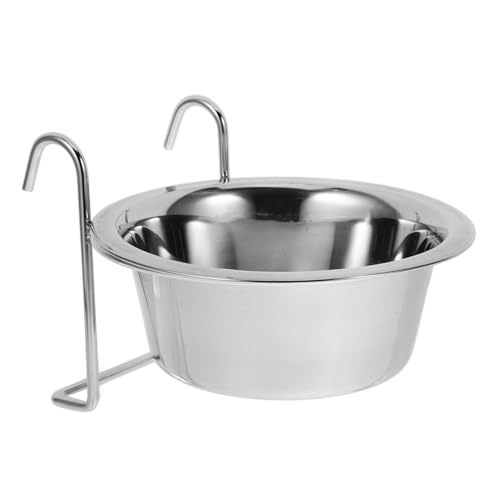 HOUDERCO Hängender Hundenapf Fütterung Katzenfutter Praktischer Welpennapf Modern Hundenäpfe Käfig Schüssel Futternäpfe Für Haustiere Groß Futternapf Für Hunde Silver Rostfreier Stahl HOUDERCO Hängender Hundenapf Fütterung Katzenfutter Praktischer Welpennapf Modern Hundenäpfe Käfig Schüssel Futternäpfe Für Haustiere Groß Futternapf Für Hunde Silver Rostfreier Stahl von HOUDERCO