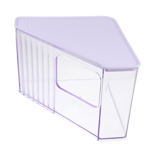 HOUDERCO Hamster Badezimmer Toilette Chinchilla-staubbadewanne Hamsternest Frettchenbadewanne Chinchillakäfig Kaninchentoilette Chinchilla Badesand Hamsterversteck Igel-badewanne Violet Abs von HOUDERCO