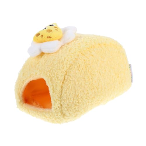 HOUDERCO Hamster Baumwollnest Eierregal Eier Hängende Kette Hängende Kette Eier Stehen Eier Basische Eier Hängematte Hamster Blumenkette Hängende Kette Wohnkultur Korb Yellow Baumwolle von HOUDERCO