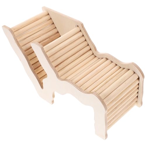 HOUDERCO Hamster Holz Versteck mit Leiter Klettern Spielzeug für Kleine Haustiere Warmes Schlafhaus Sicheres Versteck aus Natürlichem Holz HOUDERCO Hamster Holz Versteck mit Leiter Klettern Spielzeug für Kleine Haustiere Warmes Schlafhaus Sicheres Versteck aus Natürlichem Holz von HOUDERCO