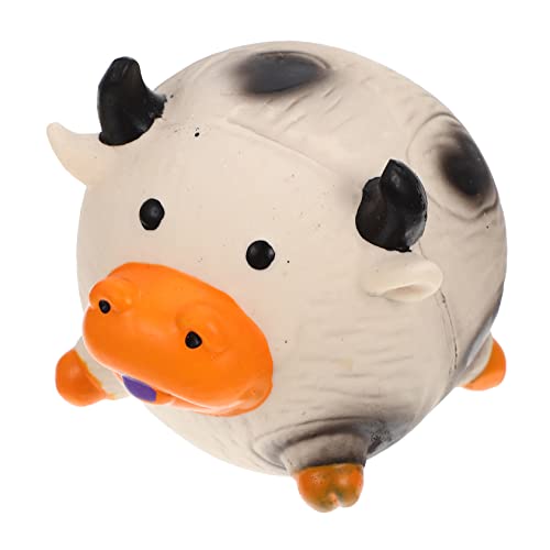 HOUDERCO Haustier Stimme Ball Haustierspielzeug Seil Gecko - Spielzeugbälle für Hunde interaktives knete Quietschendes Hundespielzeug Haustiere beißen Emulsion von HOUDERCO