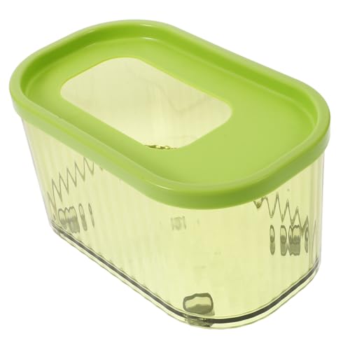 HOUDERCO Kasten Vogelbad Wasser Vogelkäfig Papageienkäfig Hamster Vogeldusche Badewanne Vogel badewanne Papageienzubehör Kleiner Vogelduschbehälter Vogelzubehör Papageienbad p.s Light Green von HOUDERCO